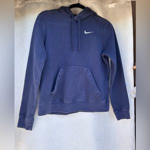 NEW NIKE WOMEN'S SPORTSWEAR FLEECE HOODIE - BLUE Small